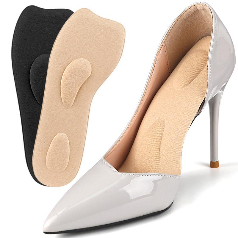 Fish Mouth Sponge Insoles: Shock-Absorbing, Sweat-Wicking Forefoot & Arch Massage Pads for Heels & Flats