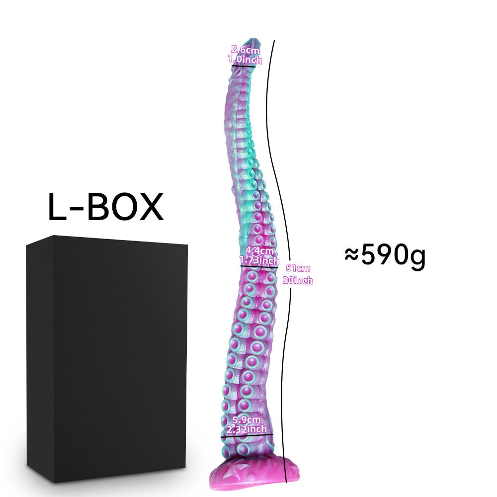 Langer Hintern Analplug Vagina Tentakel Dildo Penis Progressiver Octopus Analplug Sexspielzeug für Erwachsene Monsterdildo Analstimulator Sexprodukt