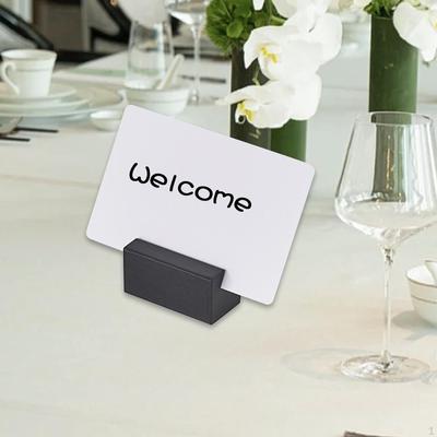 Soporte de Exhibición para Tarjetas de Visita Notas Memo Etiquetas Número de Mesa Imagen para Eventos