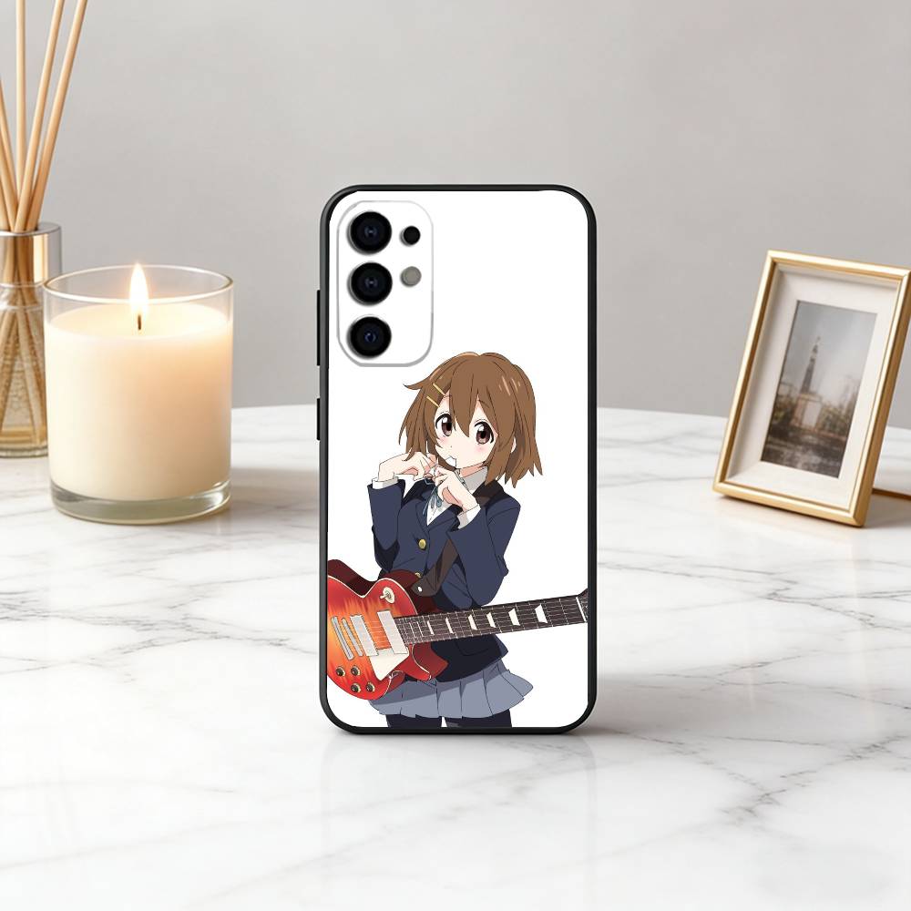 K-K-ON Music Y-Yui H-Hirasawa-yh Phone Case For Samsung S25,S24,S21,S22,S23,S30,Ultra,S20,Plus,Fe,Lite,Note,10,Black Cover