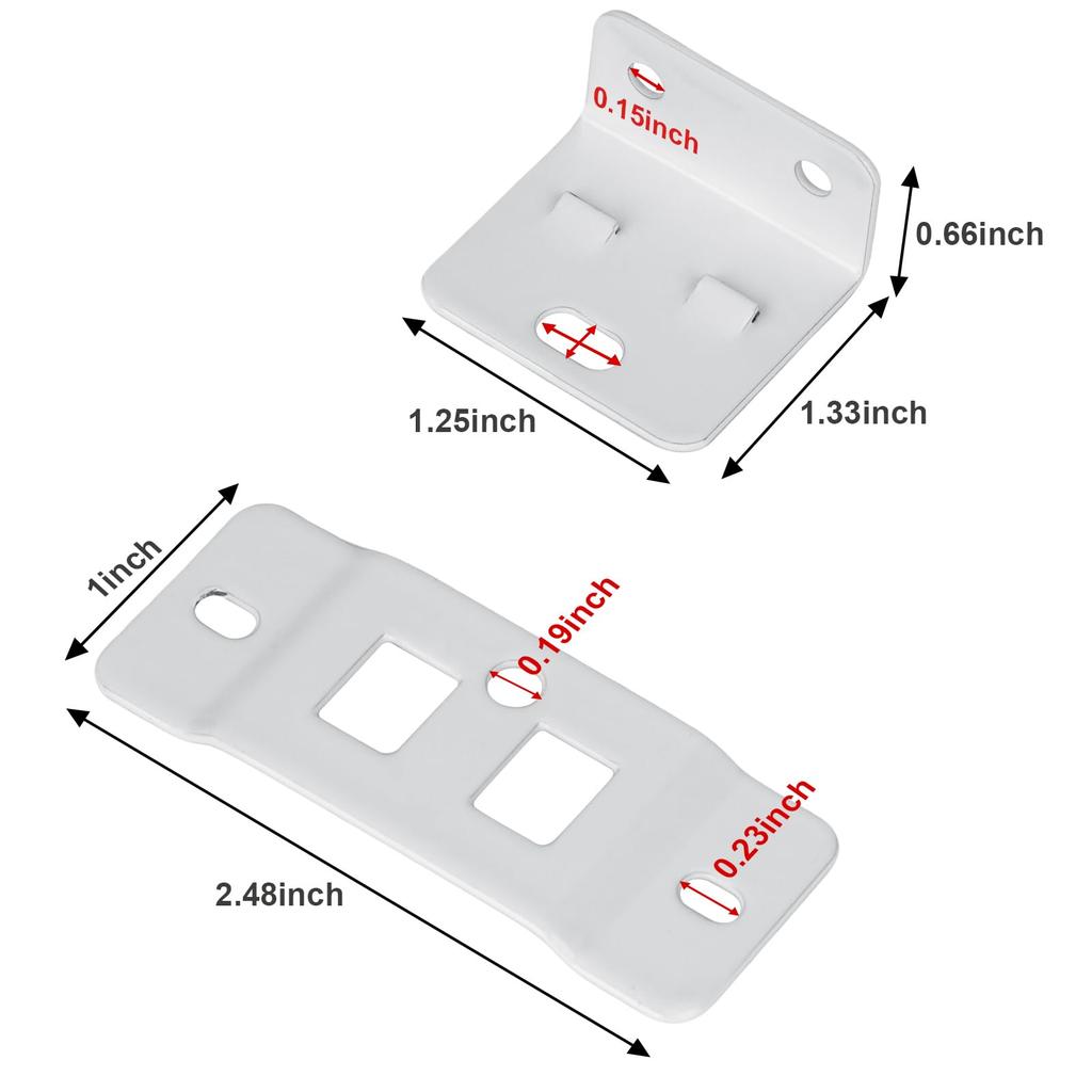 4PCS Quick Fitting Furniture Joint Bracket, Duty Corner Brace Joint Right Angle Bracket, Fit for Drawers, Cabinets, Tables