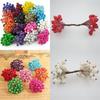 Bright And Festive Mini Christmas Foam Frosted Holly Berry Flower For Your Home