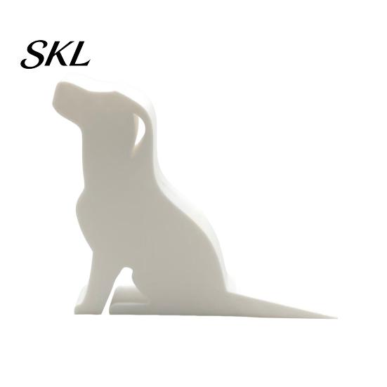 Heavy Duty Wedge Non-Slip Decorative Doorstop, 3D Printed Animal Door Wedge, Cat Functional Shaped Decor Puppy Design Stopper for Bedroom Home Sturdy