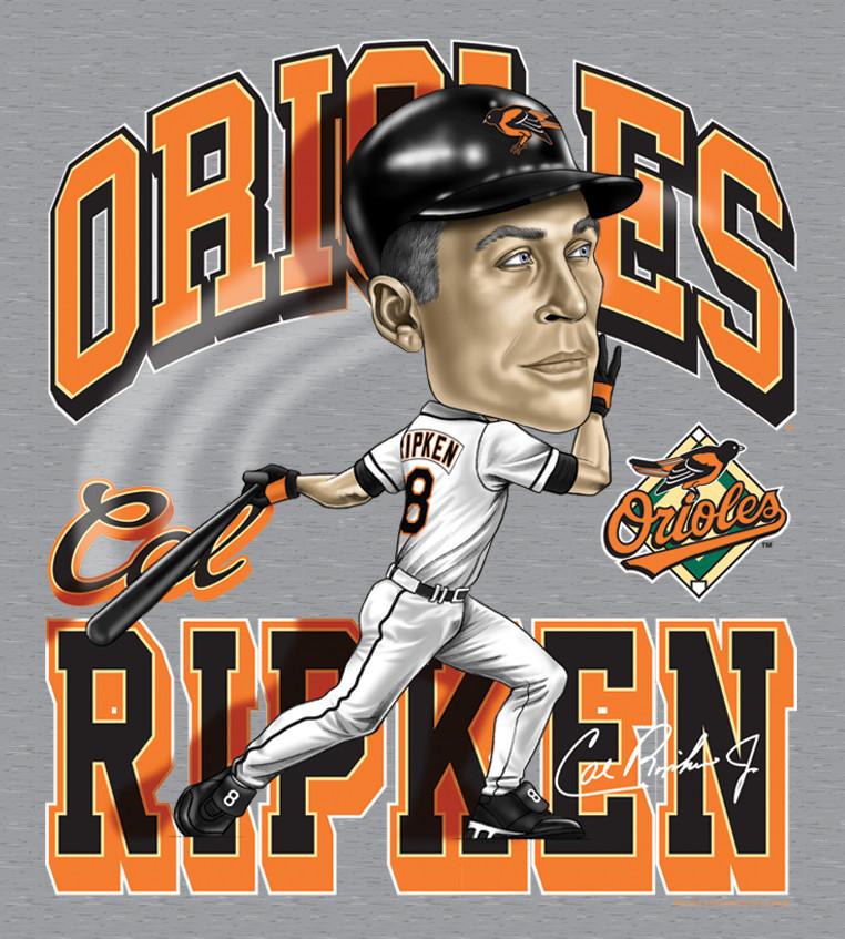 

Кэл Рипкен-младший. Мужская футболка Baltimore Orioles Спортивно-серая футболка Все размеры JJ4410 4XL