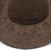 Adjustable Western Cowboy Hat Felt Wide Brim For Men Women