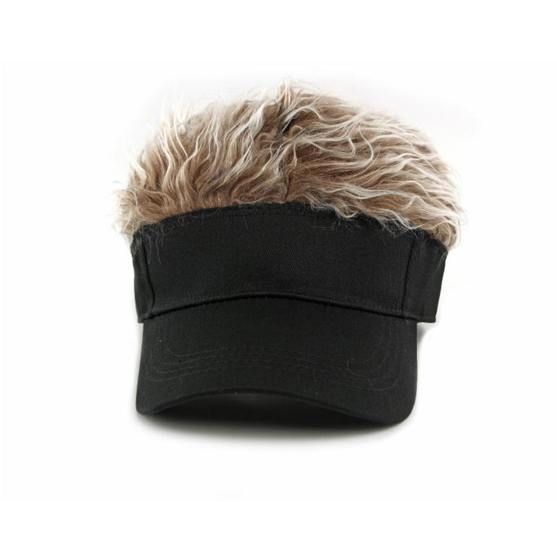 Funny Hat Men's Autumn Winter Outdoor Sunscreen Hat Cap Wig Cap Women Baseball Cap