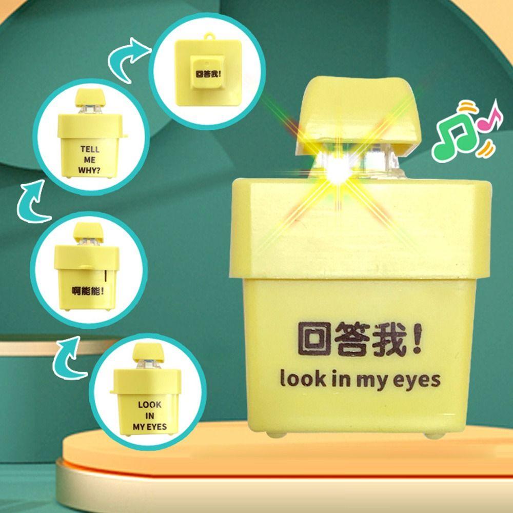 Glowing Keyboard Sound Emulator Luminous Keychain  Quotation Pronunciation Luminous Keychain