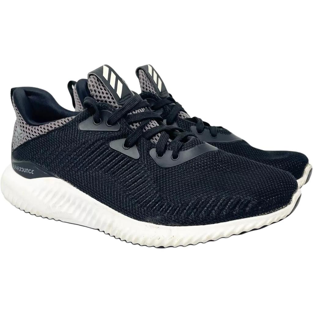 Adidas Alphabounce J Black Kids Sneakers Core-Black Footwear-White Utility-Black BB7095