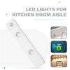 A95I-Human For Kitchen Room Aisle Decorative Cat Eye Cabinet Light Human Body Induction Lamp 3 Color Adjustment