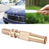 Brass Hose Nozzle High Pressure Garden Hose Nozzle Heavy Duty Water Spray Gun for Garden Hose Washing for Cars Cleaning