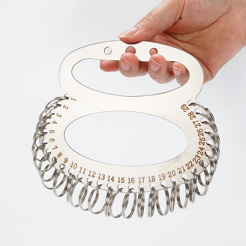 Stainless Steel Round Key Disk with Tag Ring for Key Management and Storage