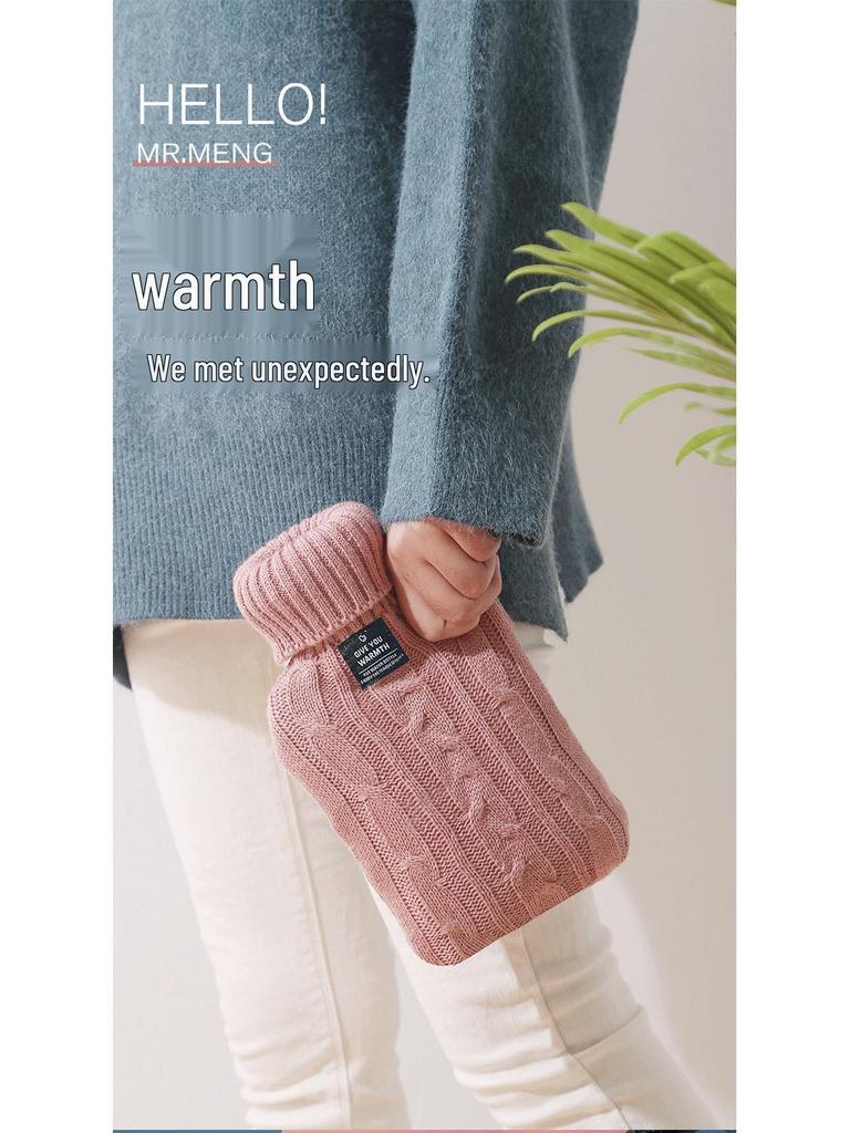 Plush Hot Water Bottle - Warm Belly & Hand Warmer for Women, Students, Large & Small Sizes, Cute Design
