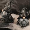 Gotische Zauberer-Gnom-Harzfigur, Halloween-Dunkeldekoration, Schreibtischstatue, Geschenkidee