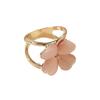 Four-leaf Clover Women Silk Scarves Clip, Fashion Scarves Buckle, Scarf Ring Wrap Holder Clamp, Scarf Ring for Shawls Clothing