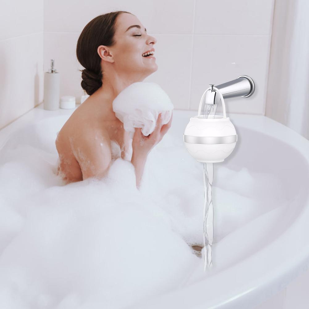 Bathtub Water Filter Remove Chlorine Improve Water Quality Bath Filter for Tub Bath Ball Water Filter for Softer Smoother Skin
