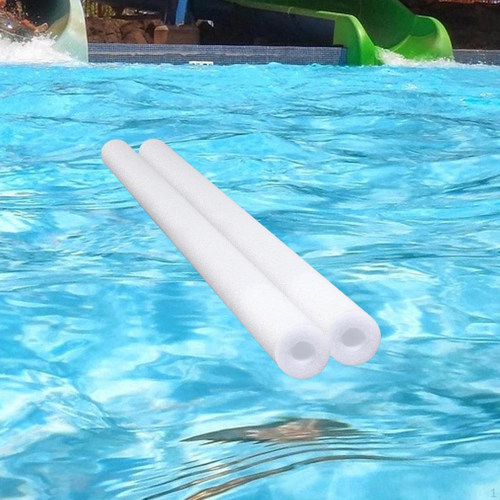2 Pieces Hollow Tube Swimming Toy Water Sponge Suitable for Summer Parties Aquatic Exercises Family