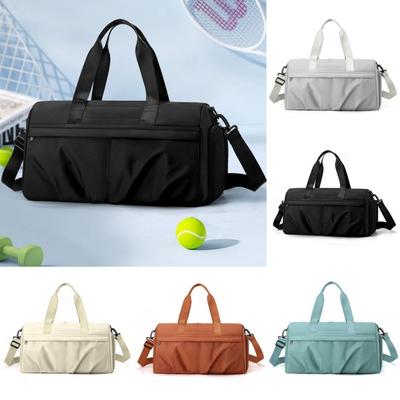 Dry and Wet Separation Travel Duffel Bags with Shoe Box Sports Shoulder Bag Fitness Handbag  Yoga