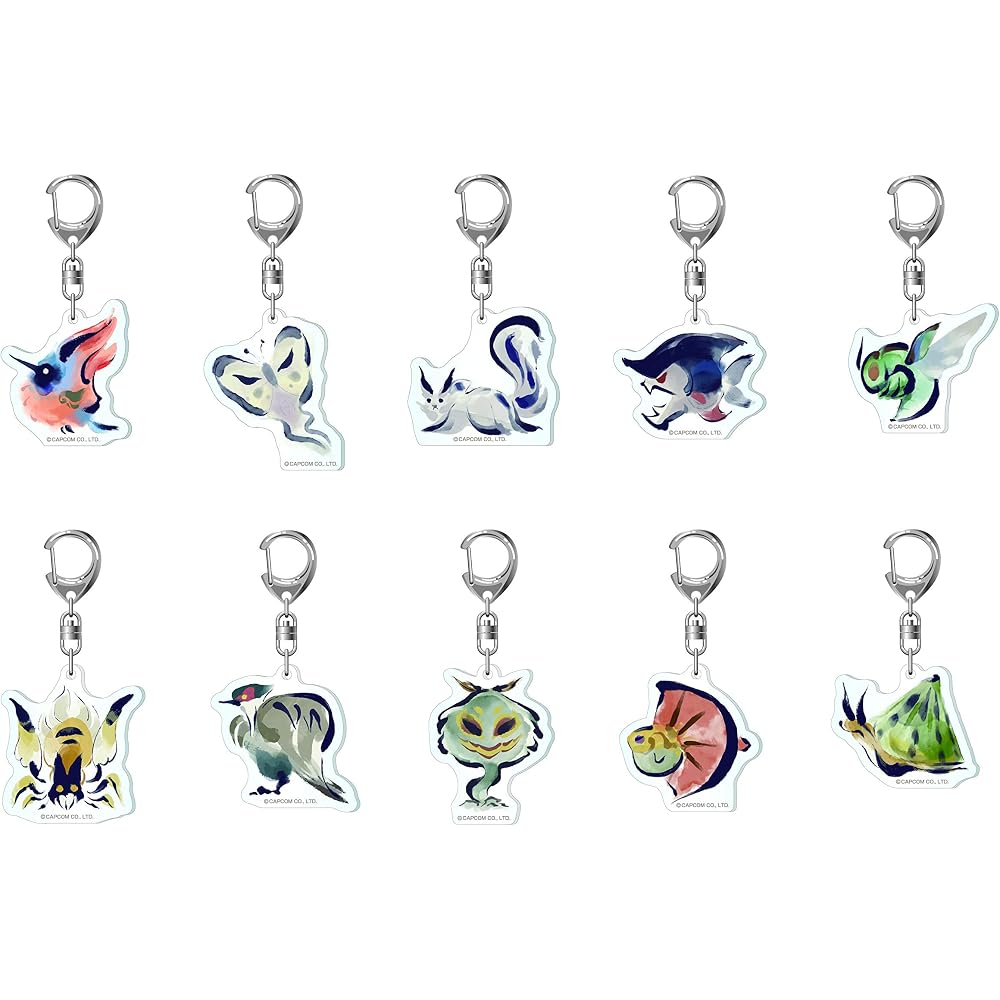 Monster Hunter Rise Environmental Creature Icon Acrylic Mascot Collection BOX Product