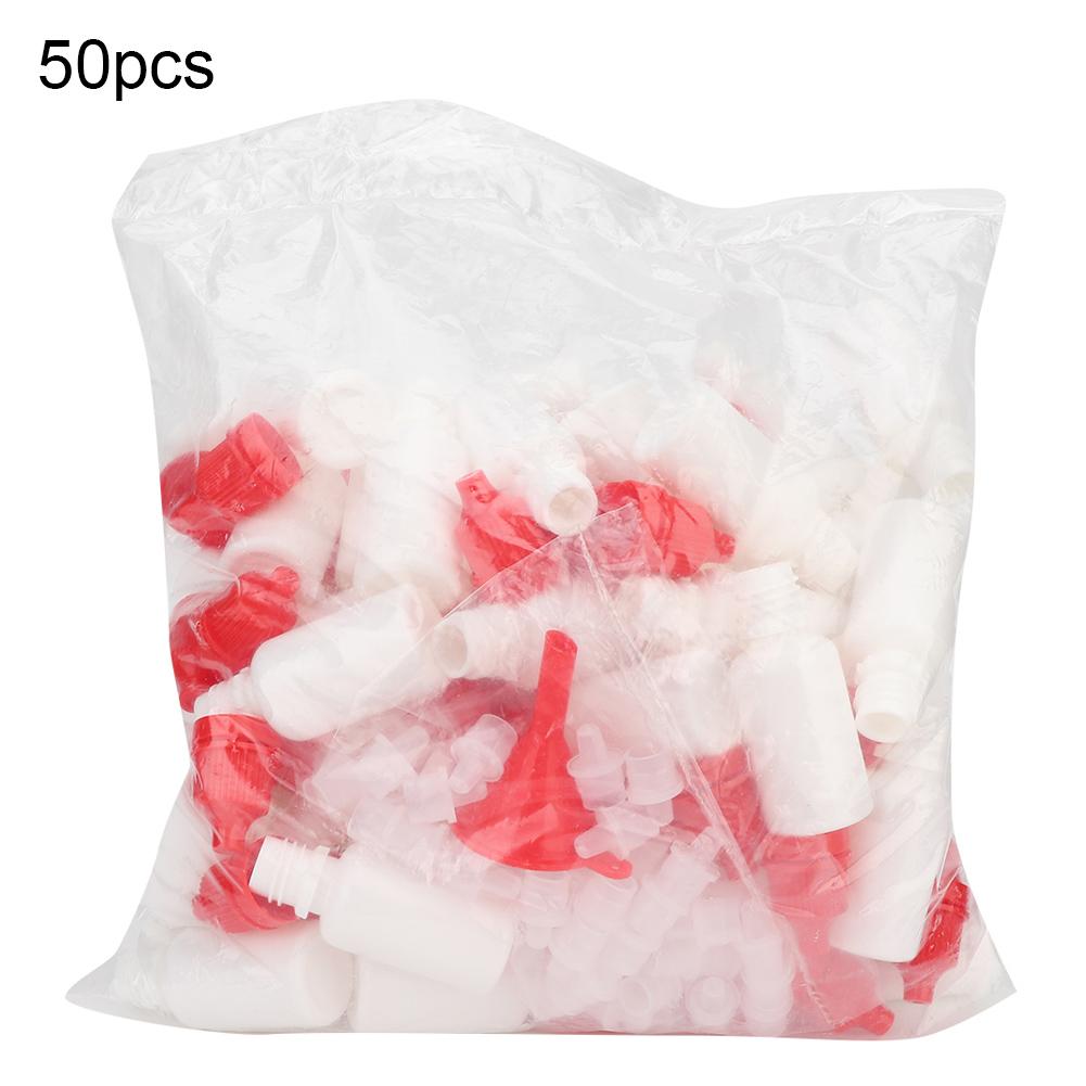 

50Pcs 10ml Plastic Empty Squeezable Bottles Eye Liquid Drop Container Dropper
