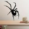 1pc Vintage Powder Coated Iron Spider Wall Art Spooky Wildlife Mural Holiday Decor