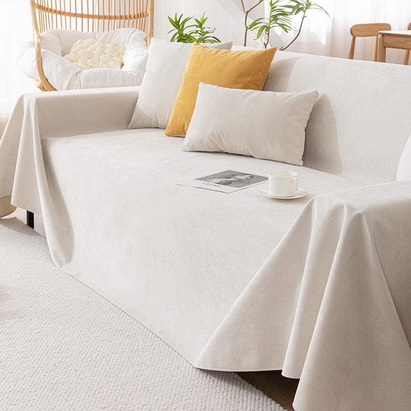 All-Season Waterproof Non-Slip Sofa Cover: Cat Scratch-Resistant, Diaper-Proof, Full Coverage in Nordic Style