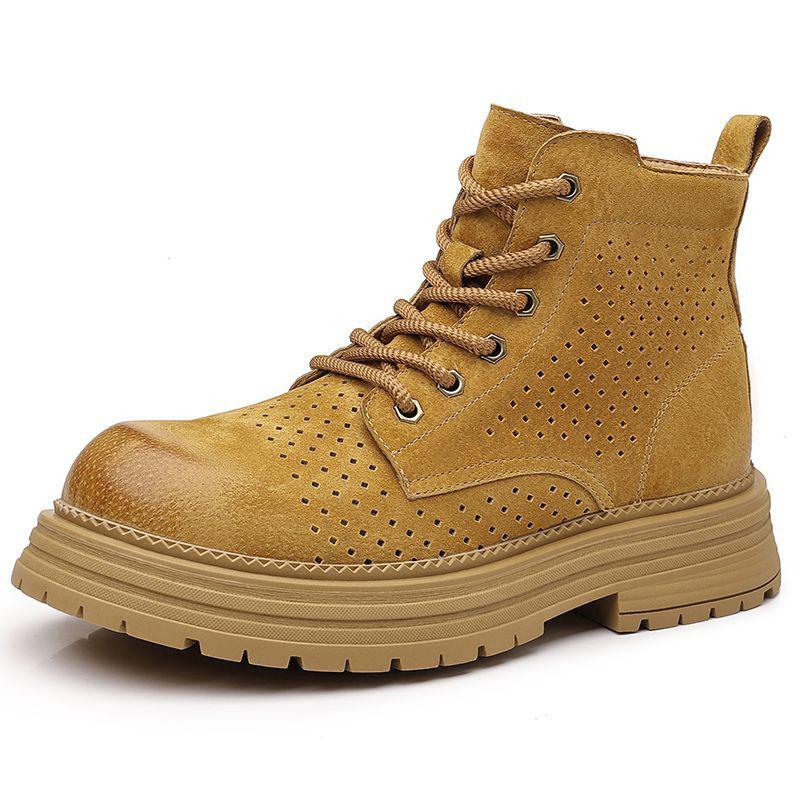 Ankle Boots Outdoor Thick Sole Men Working Boots New Fashion Men's Boots High Top Casual Sports Shoes for Men Designer Anti-Slip