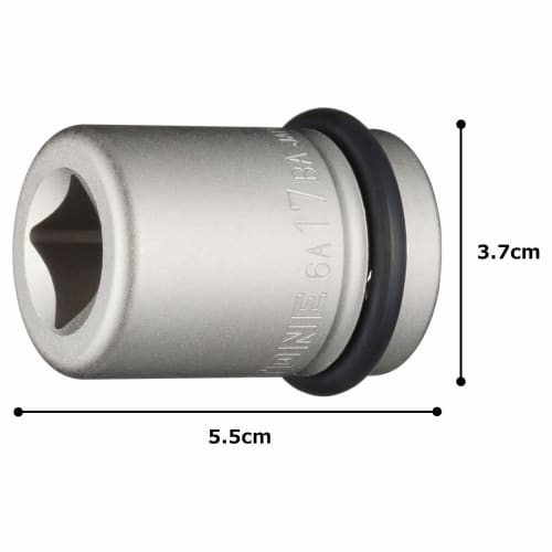 Tone Impact Inner Socket, 6A-17BA, 19.0mm (3/4") Drive, 17mm Width