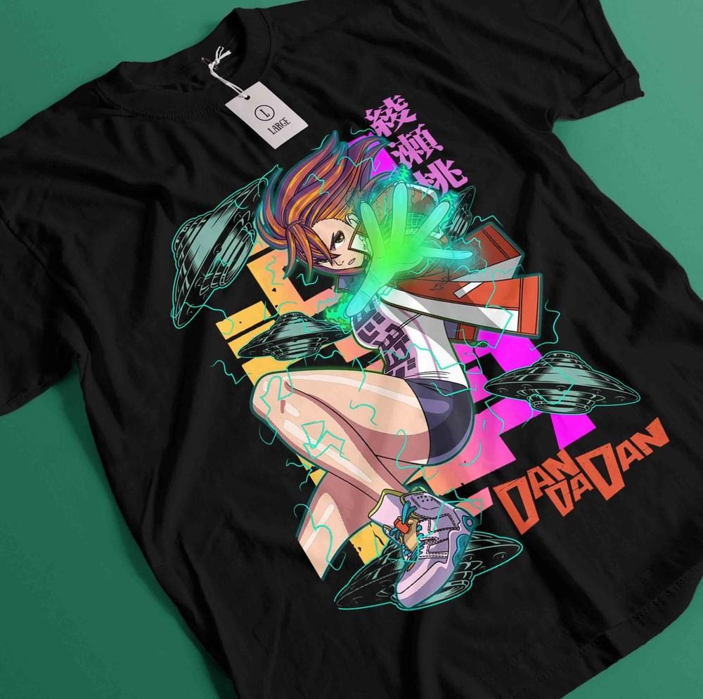 

Футболка Dan Da Dan Футболка Окарун Футболка Момо Аясэ Футболка Кен Футболка Турбо Джин Айра Сэйко S