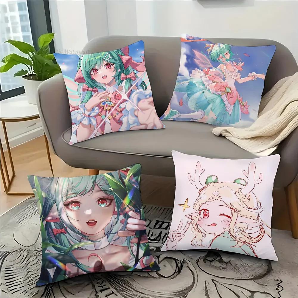 Yaomei Animation Game H-Honor Of K-Kings Pillow Case Square Pillow Bedroom Sofa Leisure ComfortLiving Room Home Decoration 40X40