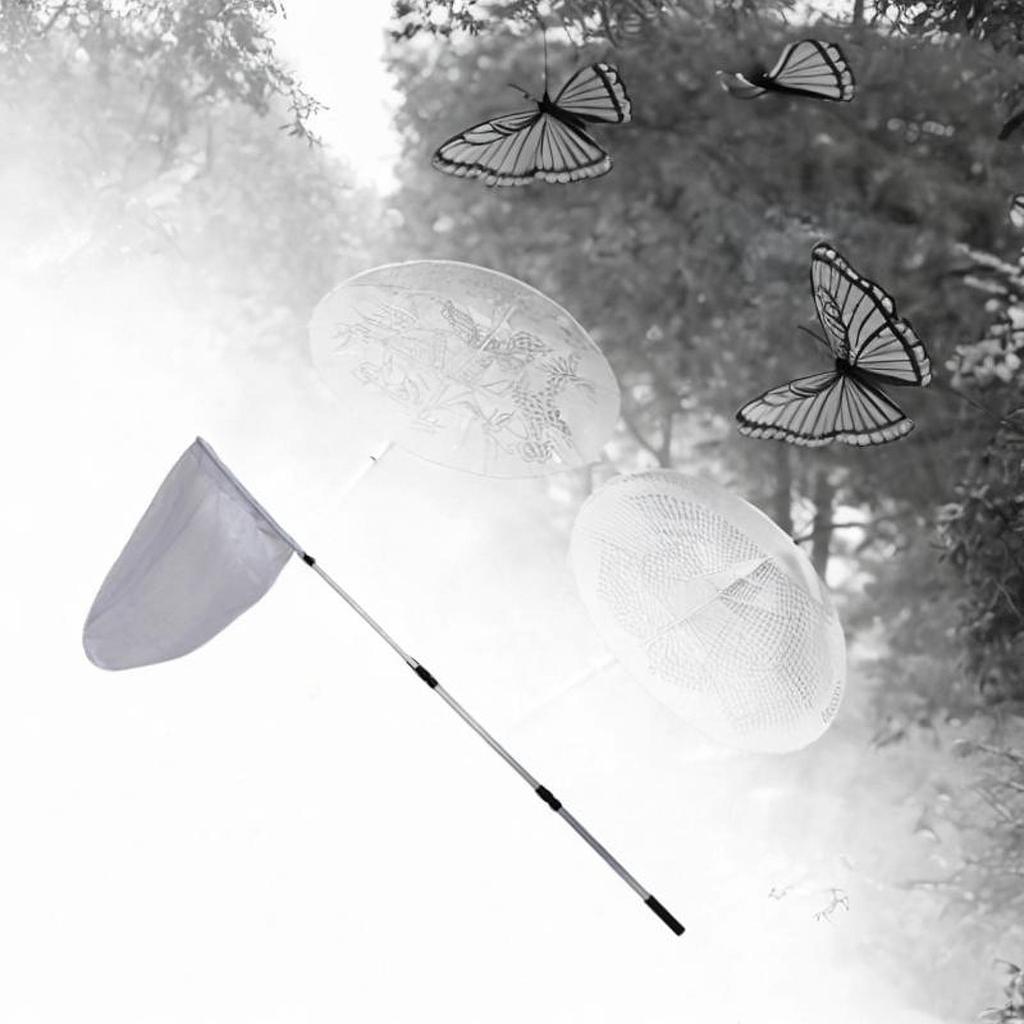 Telescopic Butterfly Net Versatile Aluminum Pole Handle for Boys and Girls