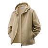 Mens Summer Thin Hooded Sun Protection Jacket Outdoor Loose Fit Coat