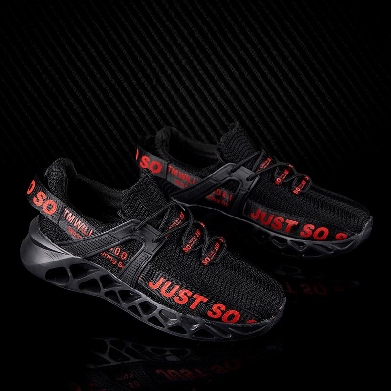 Men's Flying Woven Lightweight, Breathable and Comfortable Sneakers, Women's Fashion Sneakers, Large Size Women's Shoes