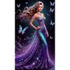 5D Diy Diamond Painting Long Dress Women Diamond Mosaic Flower Butterfly Rhinestone Art Cross Embroidery Large Home Decoration