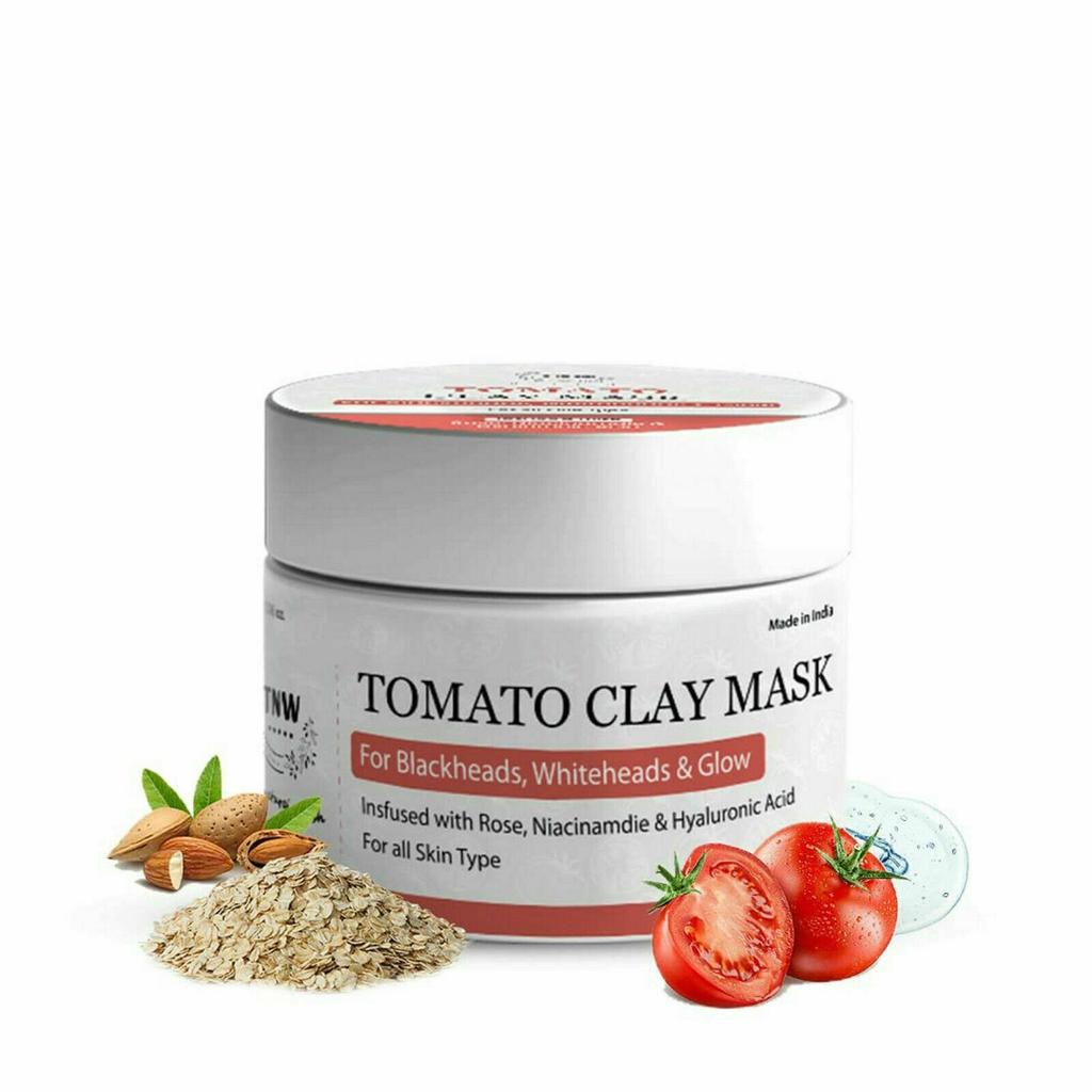 TNW The Natural Wash Tomato Clay Mask For Glowing & Healthy Skin 50gm AN1507