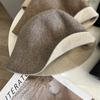 Double-sided Knitted Wool Bucket Hat Women's Autumn and Winter New Versatile Face Little Fisherman Hat