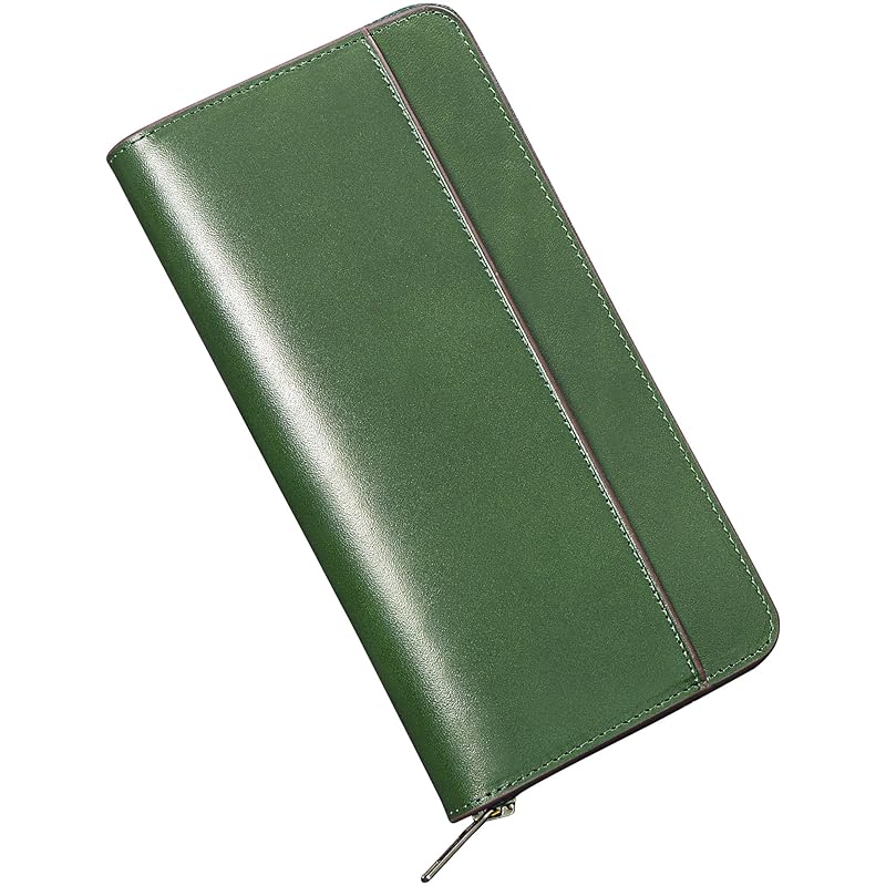 

ACLUO wallet men s tochigi leather long wallet Made by top leather craftsmen genuine leather wallet thin large capacity long life For men leather