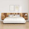 Headboard with Cabinet and Drawers 3 pcs Reclaimed Wood Wood Based Material