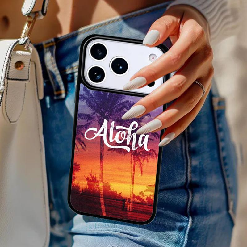 Hello Hawaii Aloha Phone Case For iPhone 17 Air 14 15 13 12 Max Cover For Apple 14 15 16 16e 11 Pro Max Plus