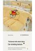 2026 Embroidered Milk Velvet Cartoon Towel Quilt Set - 4 Pieces, Double-Sided for Warmth