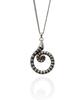 Sekhmet Geb Garnet Circle Necklace