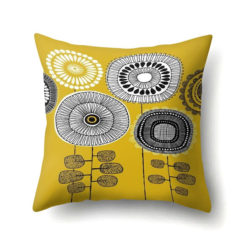 Polyester Pillowcase Automobile Decoration Home Printed Pillowcase