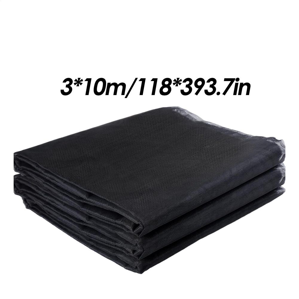 4/6/10m Black Garden Insect Net Reusable Anti Bird Raised Garden Bed Cover Breathable Adjustable Plant Support Netting
