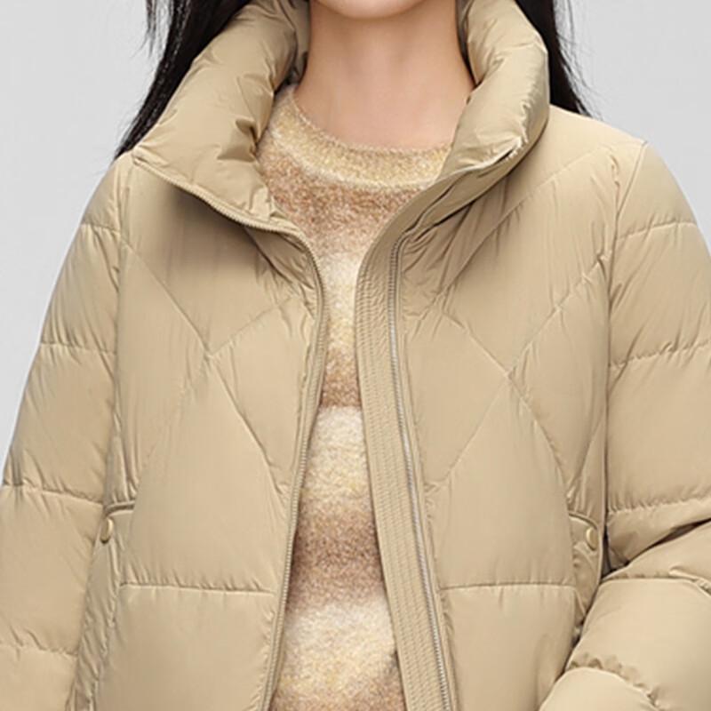 Women's Short Stand Collar Winter Down Jacket