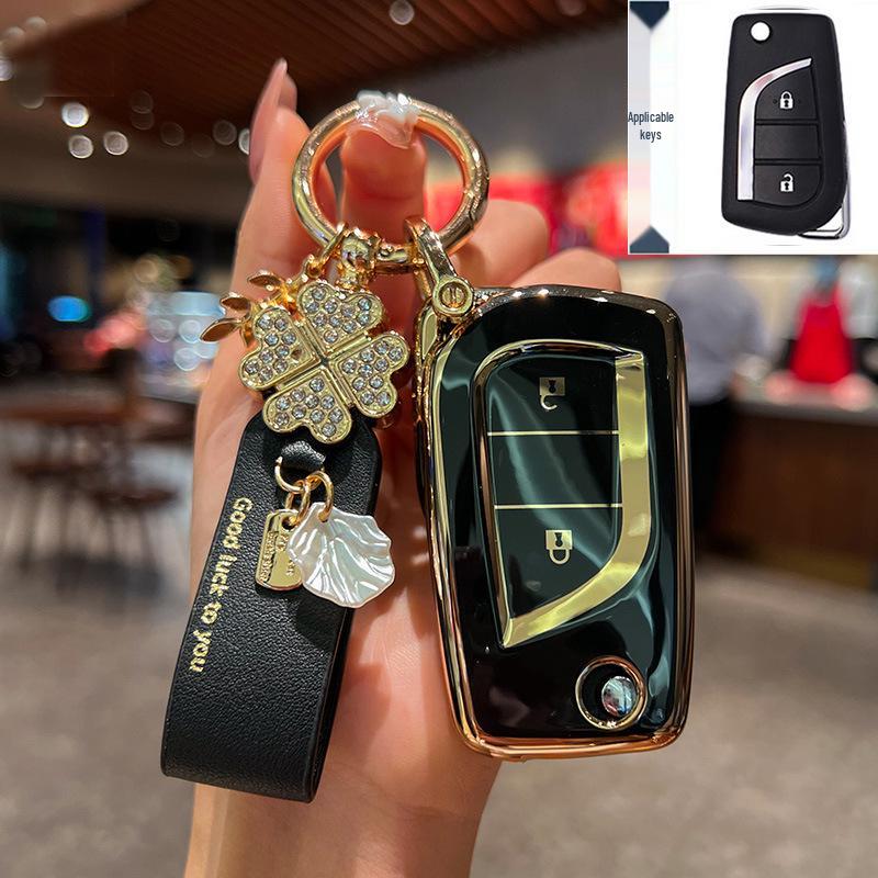 Key Cover for Toyota: Fits 23 Models Including Highlander, 8th Gen Camry, Asia Dragon, RAV4, Rongfang, and CHR.