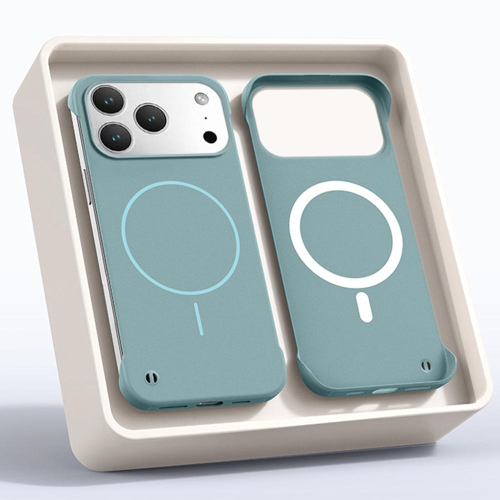 

Ultra Thin Matte PC For Magsafe Frameless Magnetic Phone Case For iPhone 16 17 Pro Max Air 16E 14 1513 12 Wireless Charge Cover iPhone 15 Pro Max