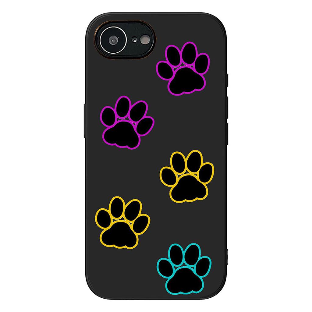 Cute Dog Cartoon Paw Cat Protective Cover for Apple iPhone 12 13 Mini XS 11 Pro Max 7 8 Plus XR SE 2022 SE3 + 8+ Phone Case