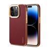 Luxury Leather Phone Case IPhone 16 15 14 13 12 Series Shockproof Full Coverage Business Cover