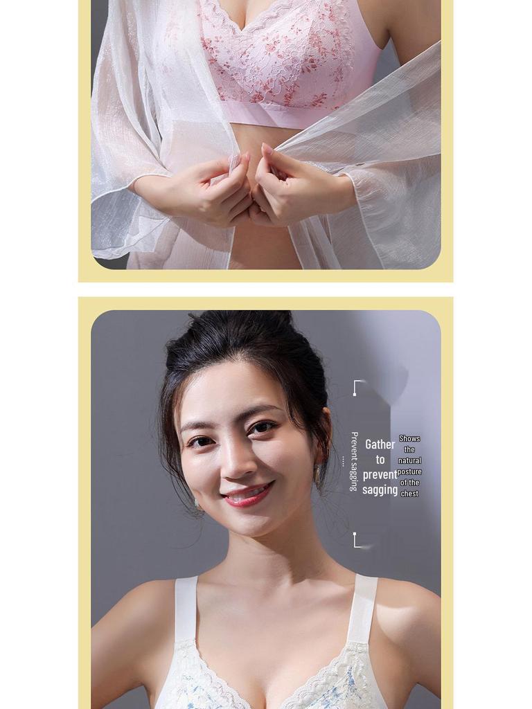 Seamless Plus Size Women's Ultra-Thin Supportive Sports Bra