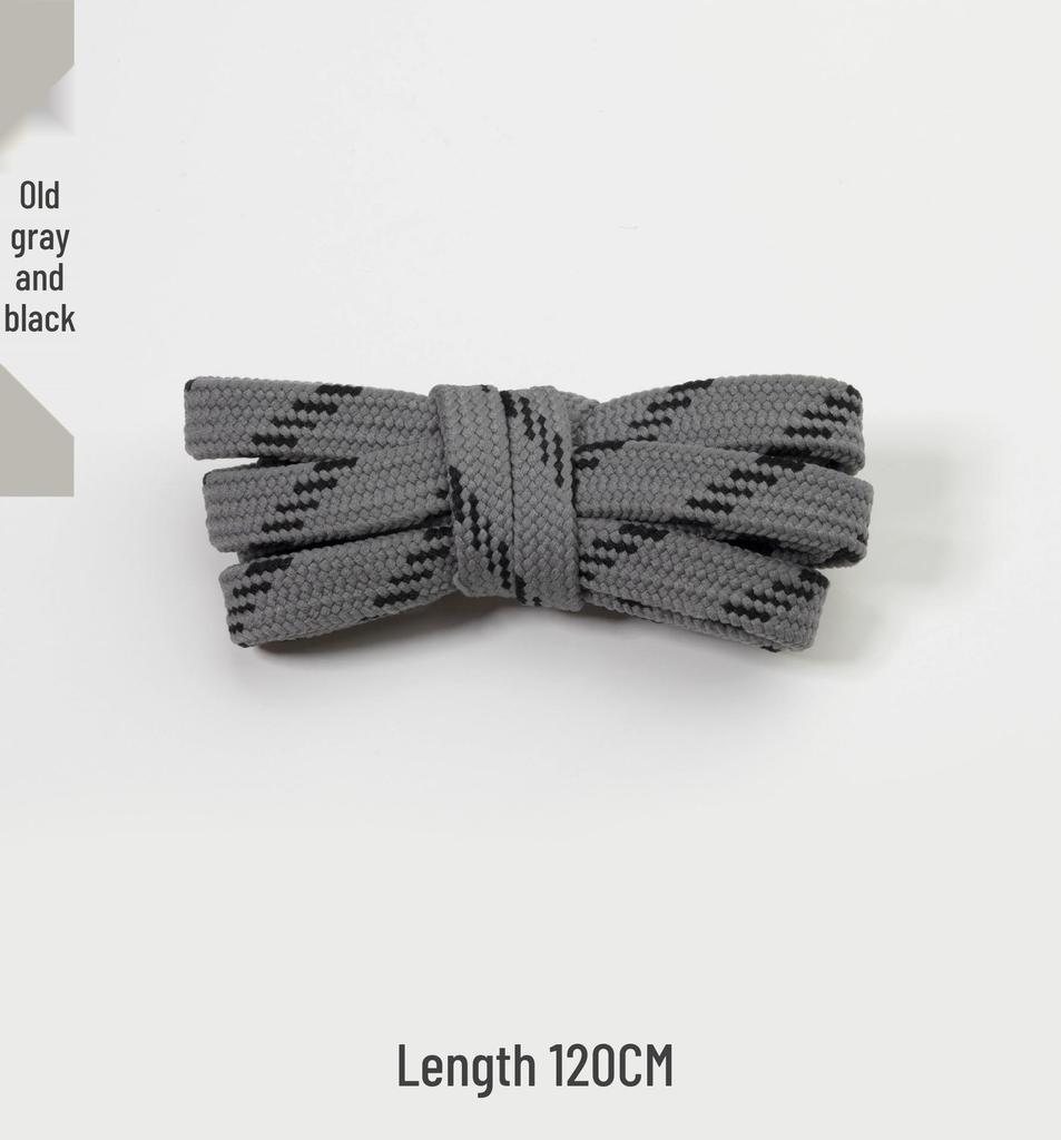 Compatible with Paris 3XL Sneakers: Flat, Wide Shoelace Ropes In White, Black, Blue, Yellow - Ideal for Dad Shoes