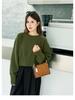 Premium Women's Top-Grain Cowhide Suede Crossbody Handbag 2025 Fashionable Small Square Bag